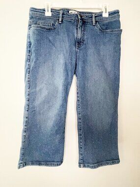 Lee Capri Jeans Women’s Lower on the Waist Cropped Denim Pants Size 12P